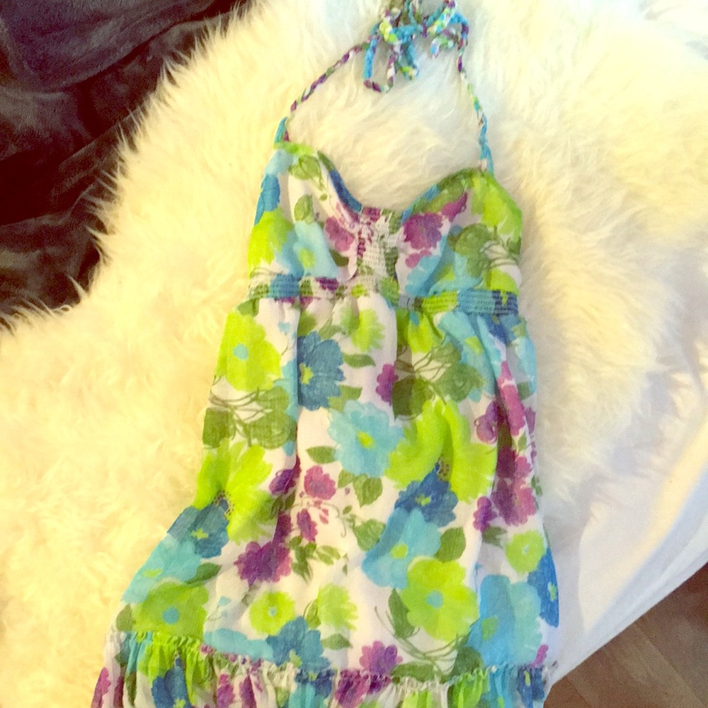 Floral halter dress from Aeropostale!